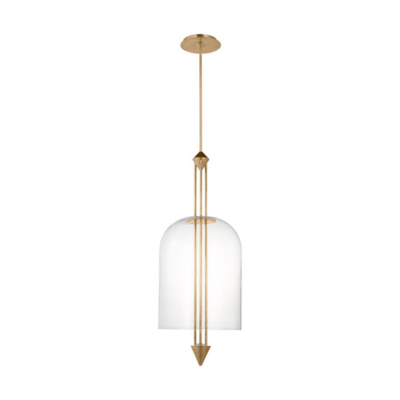 Pendants Glass Down by Visual Comfort Modern ( 182 | SLPD31727CNB Cathedral ) 