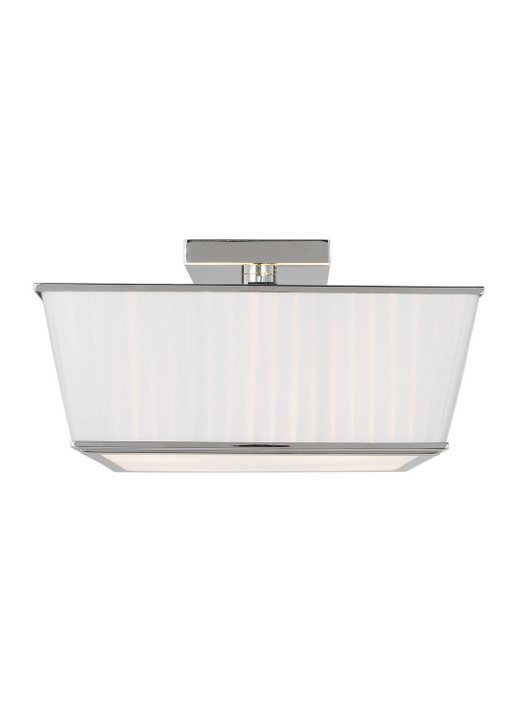 Flush Mounts Drum Shade by Visual Comfort Studio ( 454 | LF1044PN Esther ) 