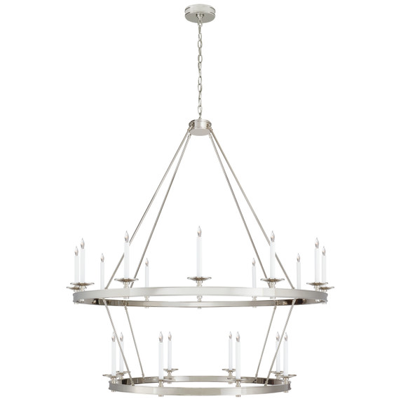Large Chandeliers Candle by Visual Comfort Signature ( 268 | CHC 1608PN Launceton ) 