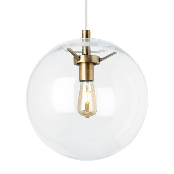 Pendants Sphere by Visual Comfort Modern ( 182 | 700TDPLNPCR-LED927 Palona ) 