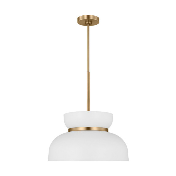 Pendants Metal Shade by Visual Comfort Studio ( 454 | DJP1111SBMWT Pemberton ) 