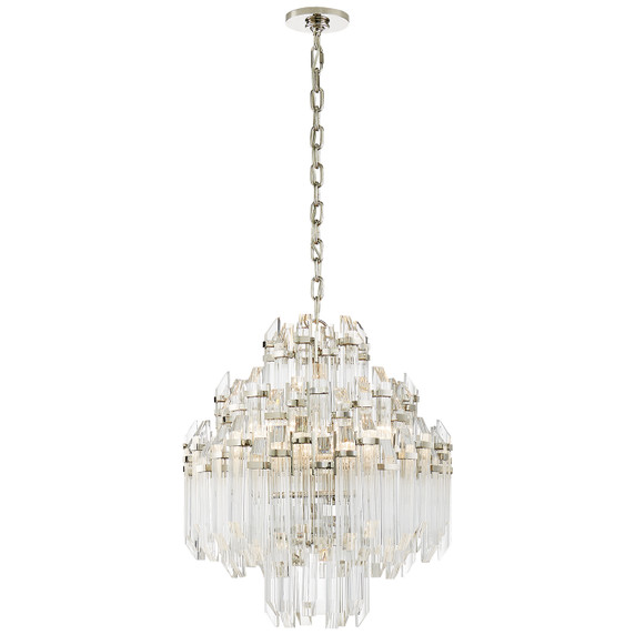 Mid. Chandeliers Glass Up by Visual Comfort Signature ( 268 | SK 5424PN-CA Adele ) 