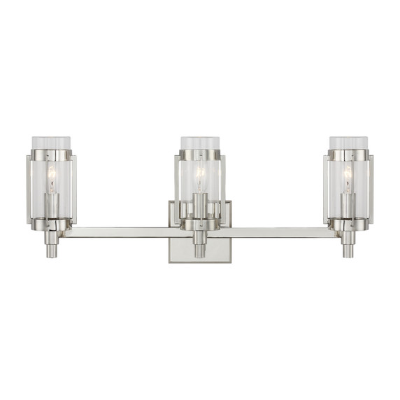 Bathroom Fixtures Three Lights by Visual Comfort Studio ( 454 | LV1023PN Flynn ) 