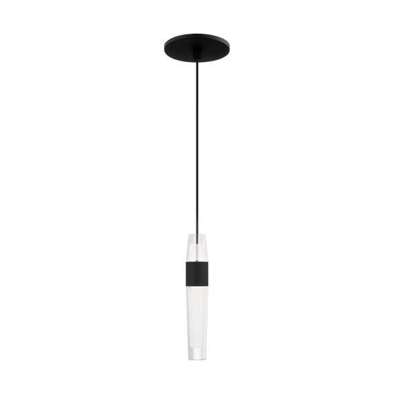 Mini Pendants Glass Down by Visual Comfort Modern ( 182 | SLPD39727B Lassell ) 