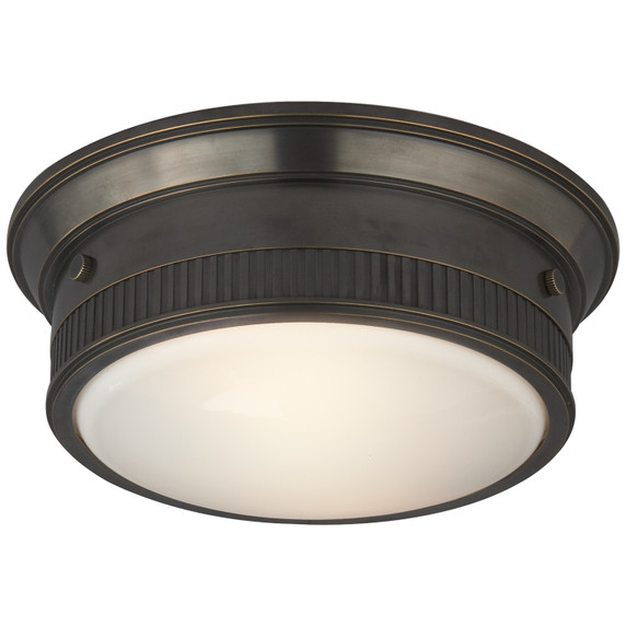 Flush Mounts Bowl Style by Visual Comfort Signature ( 268 | TOB 4203BZ Calliope Bath ) 