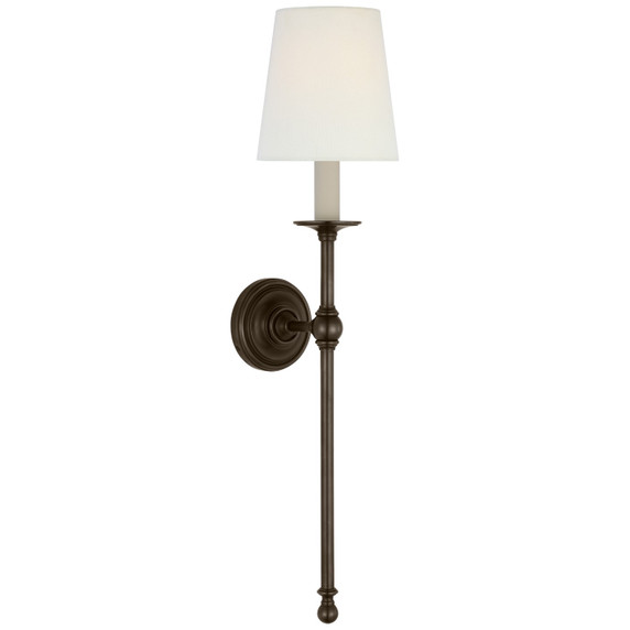 Sconces Single Candle by Visual Comfort Signature ( 268 | CHD 2819BZ-L Classic ) 