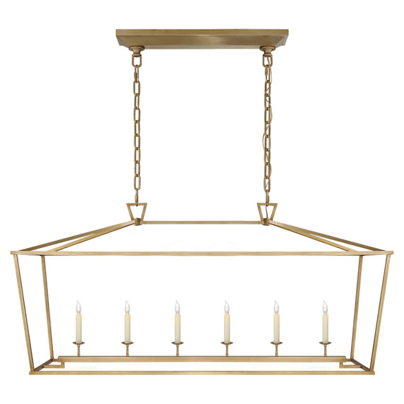 Linear/Island 4 Light + by Visual Comfort Signature ( 268 | CHC 2166AB Darlana ) 