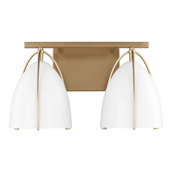 Bathroom Fixtures Two Lights by Visual Comfort Studio ( 454 | 4451802EN3-848 Norman ) 