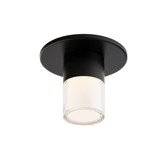 Flush Mounts Glass Down by W.A.C. Lighting ( 34 | FM-240203-CS-BK Twist-N-Lite ) 