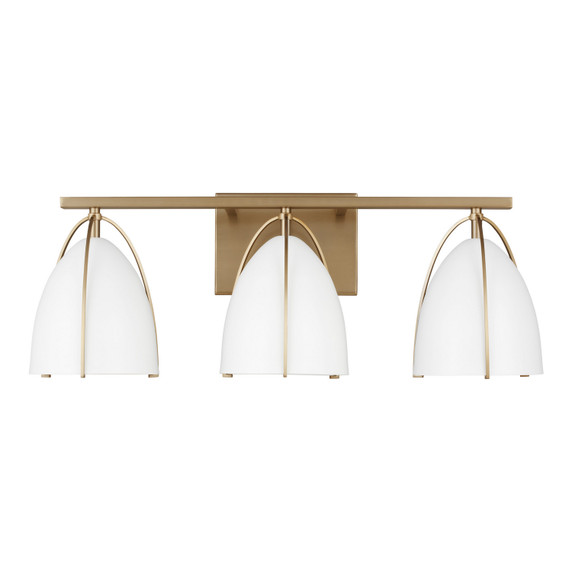 Bathroom Fixtures Three Lights by Visual Comfort Studio ( 454 | 4451803EN3-848 Norman ) 