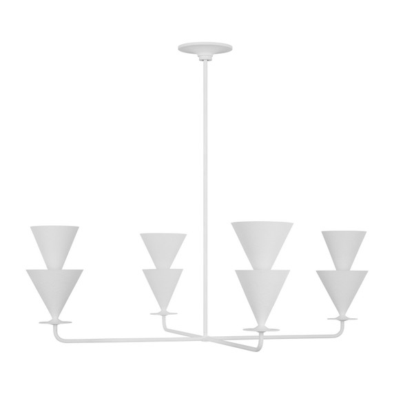 Large Chandeliers Metal Shade by Visual Comfort Studio ( 454 | LXC1114CPST Cornet ) 