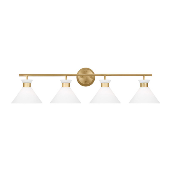 Bathroom Fixtures Four Lights by Visual Comfort Studio ( 454 | DJV1014SB Belcarra ) 