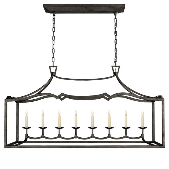 Linear/Island 4 Light + by Visual Comfort Signature ( 268 | CHC 2183AI Darlana Fancy ) 
