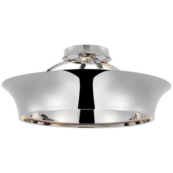 Semi-Flush Mts. Ring Shade/Halo by Visual Comfort Signature ( 268 | TOB 4521PN Garland ) 