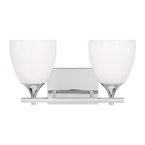 Bathroom Fixtures Two Lights by Visual Comfort Studio ( 454 | DJV1022CH Toffino ) 