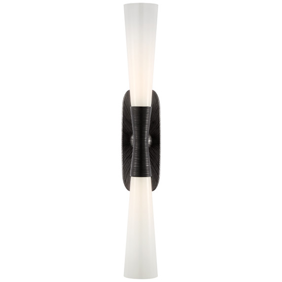 Bathroom Fixtures Two Lights by Visual Comfort Signature ( 268 | KW 2045AI-WG Utopia ) 