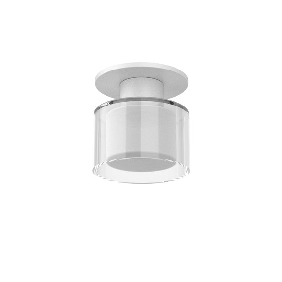 Semi-Flush Mts. Glass Down by W.A.C. Lighting ( 34 | FM-250905-CS-WT Twist-N-Lite ) 