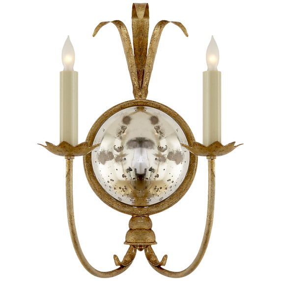 Sconces Double Candle by Visual Comfort Signature ( 268 | CHD 4175GI Gramercy ) 
