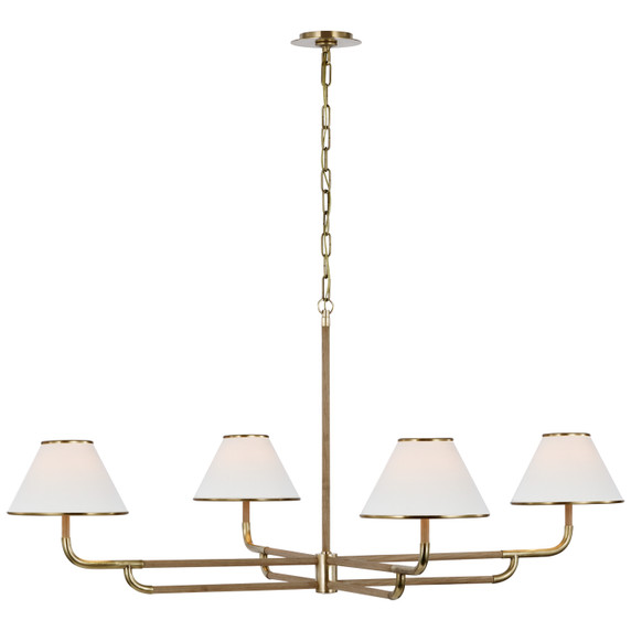Large Chandeliers Candle by Visual Comfort Signature ( 268 | MF 5055SB/NO-L Rigby ) 