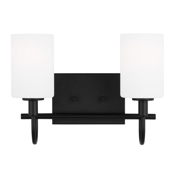 Bathroom Fixtures Two Lights by Visual Comfort Studio ( 454 | 4457102EN3-112 Oak Moore ) 