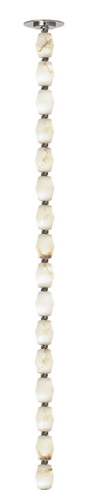 Pendants Glass Down by Visual Comfort Modern ( 182 | SLPD55227ALBNR Collier ) 