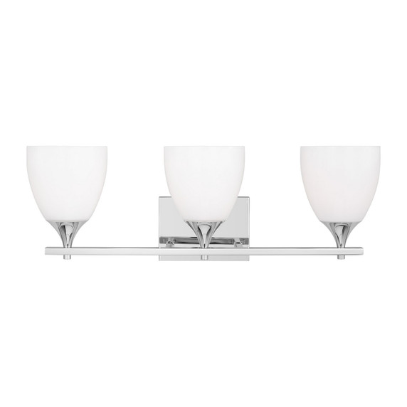 Bathroom Fixtures Three Lights by Visual Comfort Studio ( 454 | DJV1023CH Toffino ) 