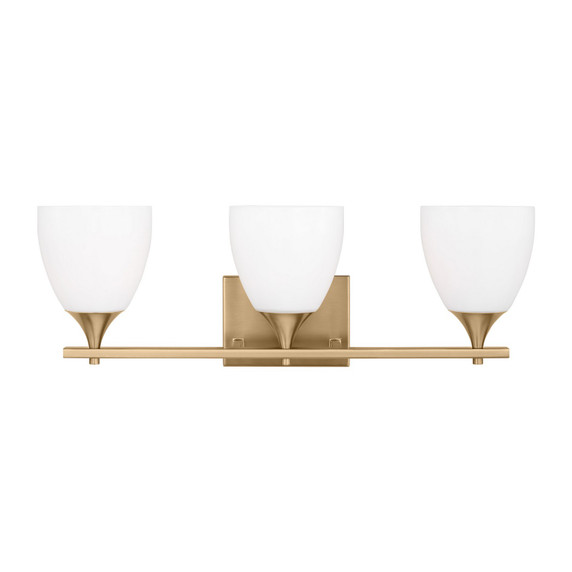 Bathroom Fixtures Three Lights by Visual Comfort Studio ( 454 | DJV1023SB Toffino ) 