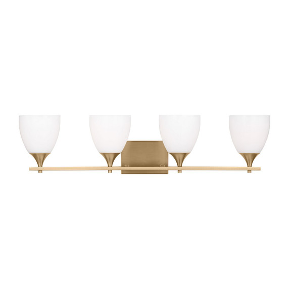 Bathroom Fixtures Four Lights by Visual Comfort Studio ( 454 | DJV1024SB Toffino ) 