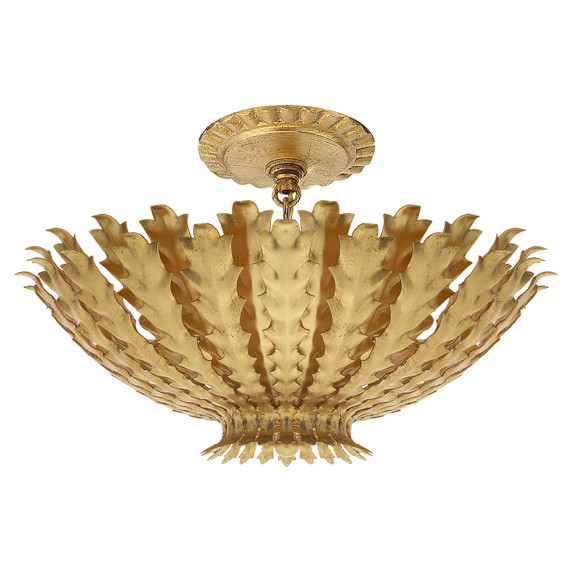Semi-Flush Mts. Bowl Style by Visual Comfort Signature ( 268 | ARN 4011G Hampton ) 