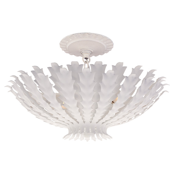 Semi-Flush Mts. Bowl Style by Visual Comfort Signature ( 268 | ARN 4011PW Hampton ) 