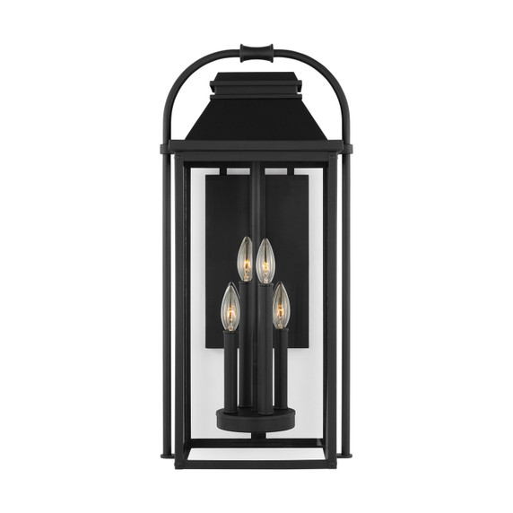 Exterior Wall Mount by Visual Comfort Studio ( 454 | OL13202TXB Wellsworth ) 