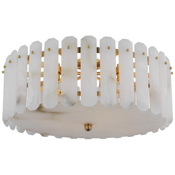 Flush Mounts Drum Shade by Visual Comfort Signature ( 268 | ARN 4126HAB-ALB Bonnington ) 