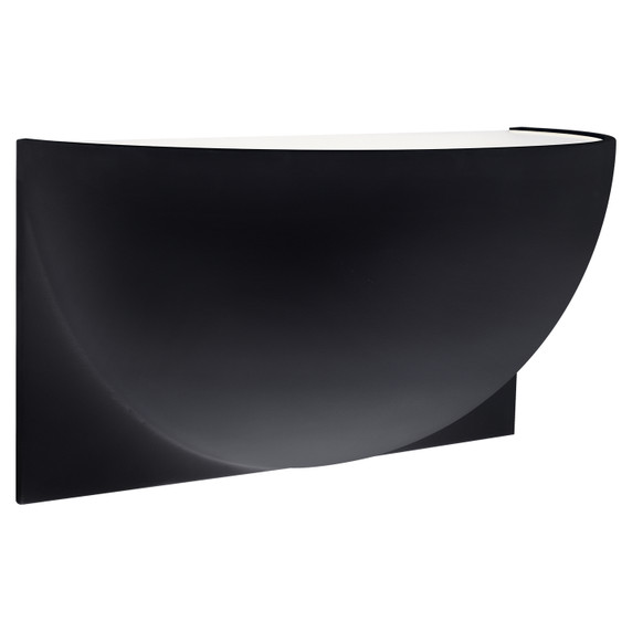 Sconces Metal by Visual Comfort Signature ( 268 | PB 2070MBK-FG Quarter Sphere ) 