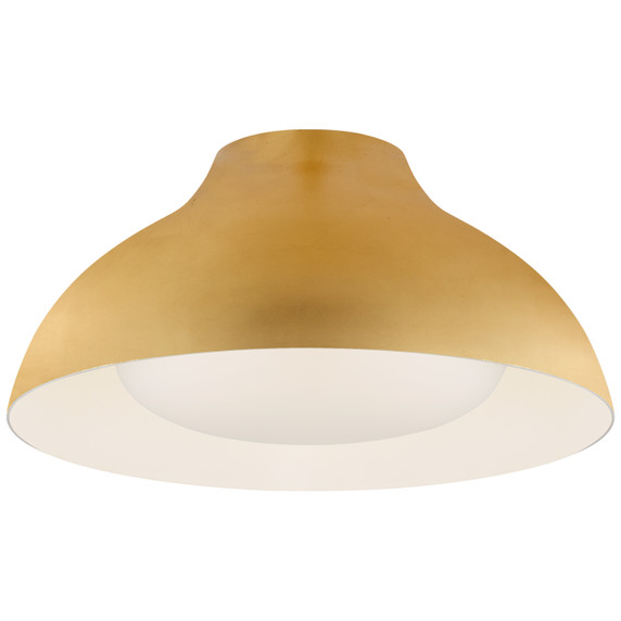 Flush Mounts Metal Shade by Visual Comfort Signature ( 268 | ARN 4350G-SWG Agnes ) 