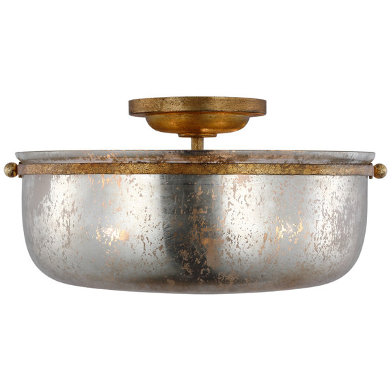 Semi-Flush Mts. Bowl Style by Visual Comfort Signature ( 268 | CHC 4269GI-MG Lorford ) 