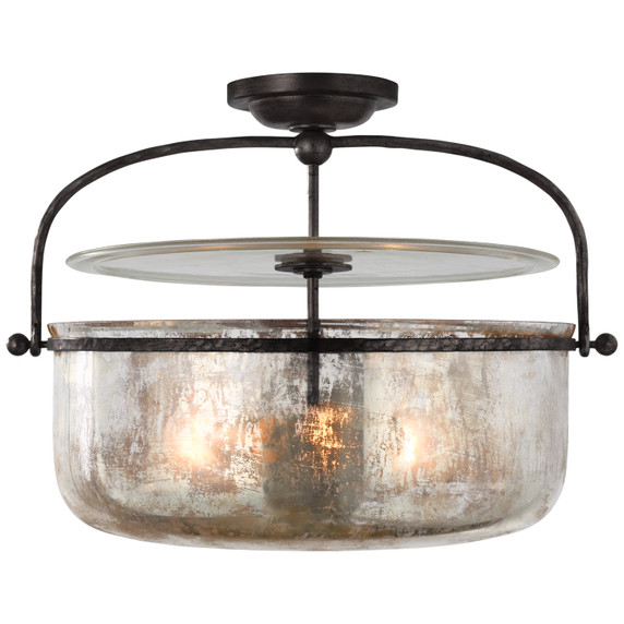 Semi-Flush Mts. Bowl Style by Visual Comfort Signature ( 268 | CHC 4270AI-MG Lorford ) 