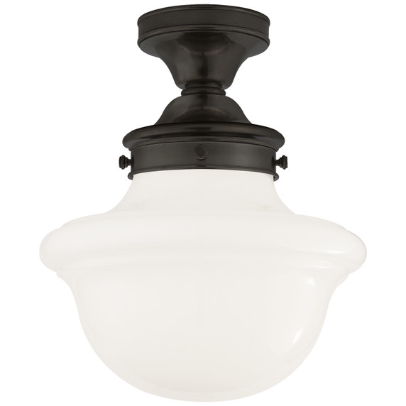 Semi-Flush Mts. Bowl Style by Visual Comfort Signature ( 268 | SL 4121BZ-WG Edmond ) 