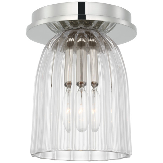 Flush Mounts Glass Down by Visual Comfort Signature ( 268 | ARN 4500PN-CG Asalea ) 