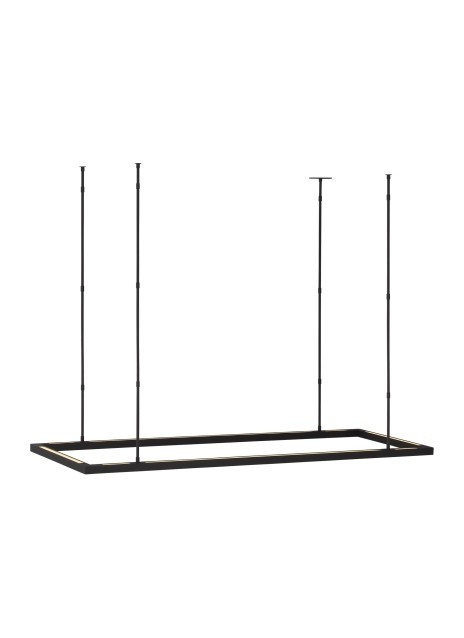 Linear/Island Open Frame by Visual Comfort Modern ( 182 | MDLS18727B Stagger ) 