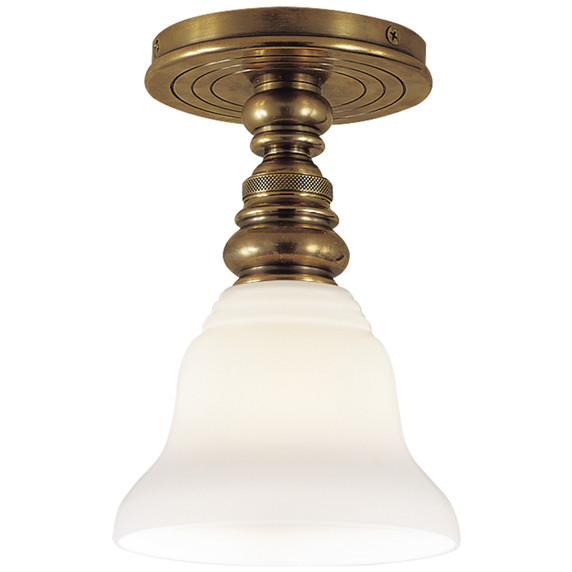 Flush Mounts Glass Down by Visual Comfort Signature ( 268 | SL 5001HAB/SLEG-WG Boston ) 