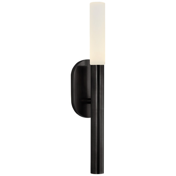 Sconces Single Glass by Visual Comfort Signature ( 268 | KW 2280BZ-EC Rousseau ) 