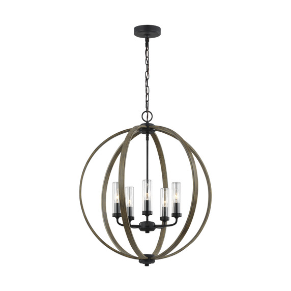 Exterior Chandeliers by Visual Comfort Studio ( 454 | OLF3294/5WOW/AF Allier ) 