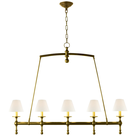 Linear/Island 4 Light + by Visual Comfort Signature ( 268 | SL 5811HAB-L Classic ) 