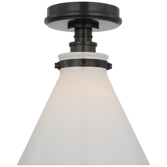 Flush Mounts Glass Down by Visual Comfort Signature ( 268 | CHC 4525BZ-WG Parkington ) 