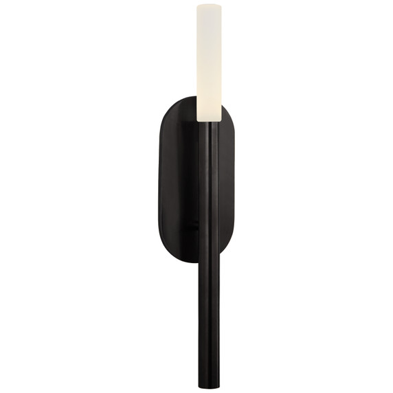 Sconces Single Glass by Visual Comfort Signature ( 268 | KW 2281BZ-EC Rousseau ) 