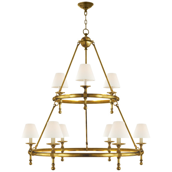 Large Chandeliers Candle by Visual Comfort Signature ( 268 | SL 5813HAB-L Classic ) 
