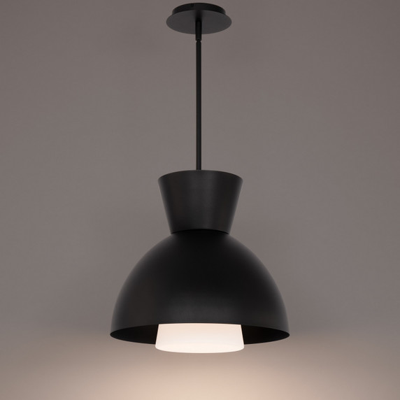 Pendants Metal Shade by W.A.C. Lighting ( 34 | PD-23316-BK Carafe ) 
