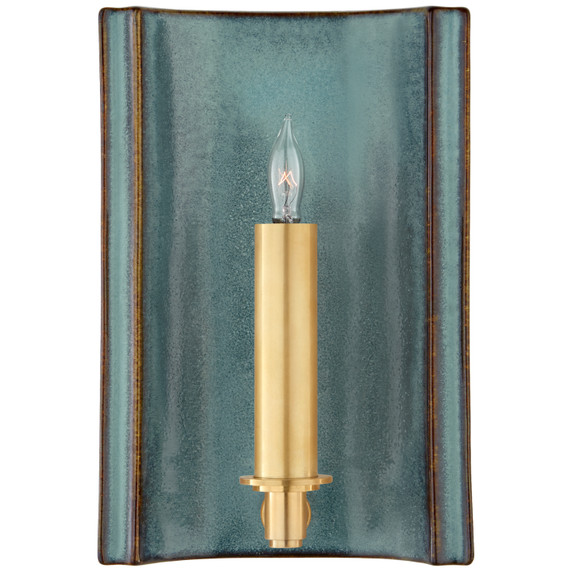 Sconces Single Candle by Visual Comfort Signature ( 268 | CS 2609OSB Leeds ) 