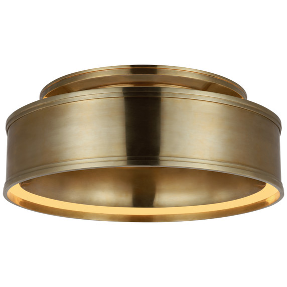 Flush Mounts Drum Shade by Visual Comfort Signature ( 268 | CHC 4612AB Connery ) 