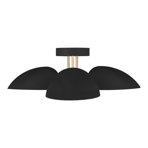 Semi-Flush Mts. Directional by Visual Comfort Studio ( 454 | EF1023MBK Jane ) 